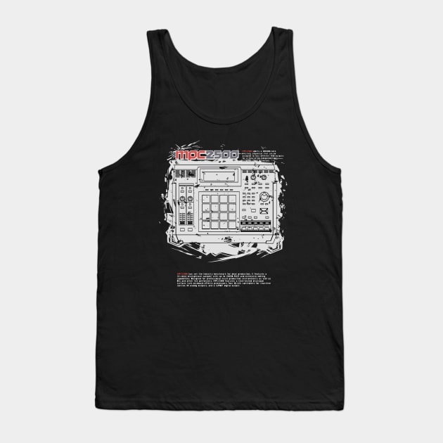 MPC2500 Beast Tank Top by Synthshirt